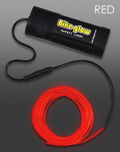 China supplier of bikeglow EL wire lighting RED