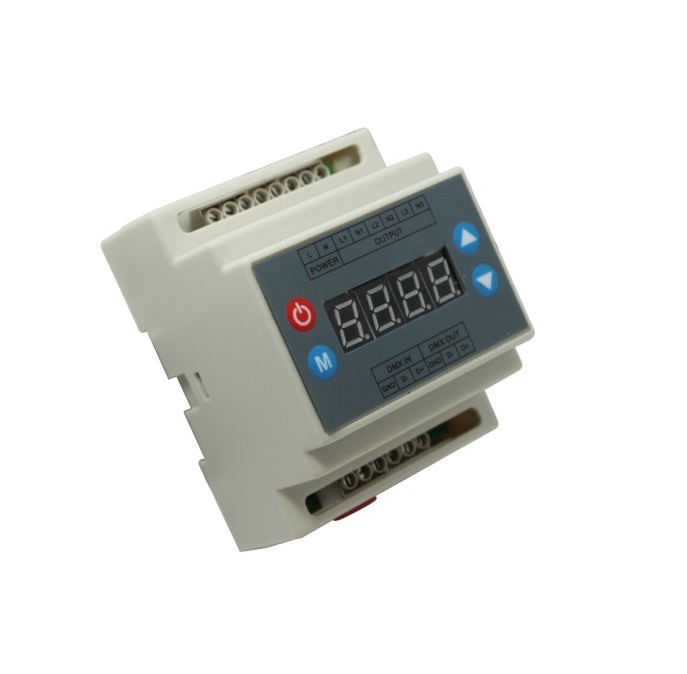 DMX triac dimmer  (3 channels) DMX302