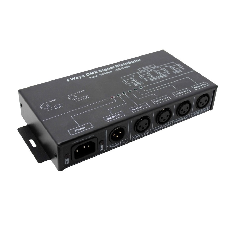 DMX signal distributor (output 4channels) DMX124